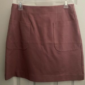 LOFT Pink Pocket Skirt Size 2 NEVER WORN